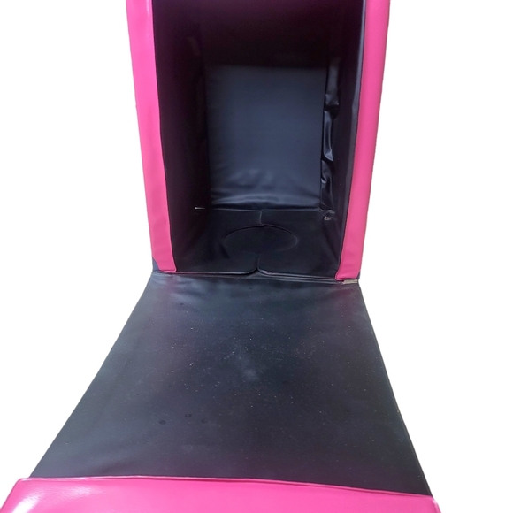 Vintage Carousel Pink Wig Box Case With Styrofoam Head and Wig - Picture 5 of 15